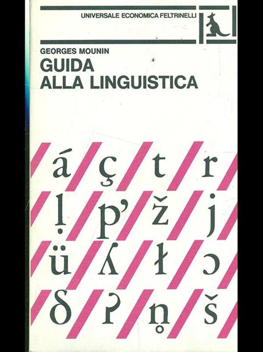 Guida alla linguistica - Georges Mounin - copertina