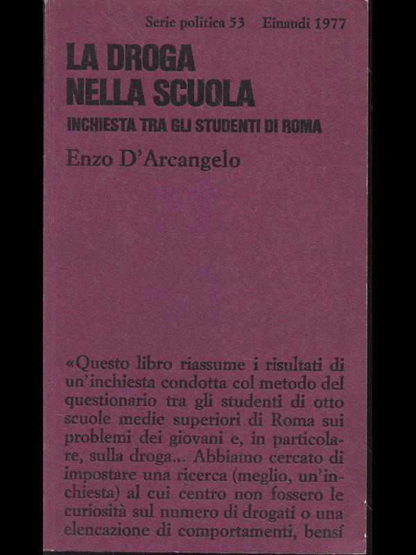 La droga nella scuola