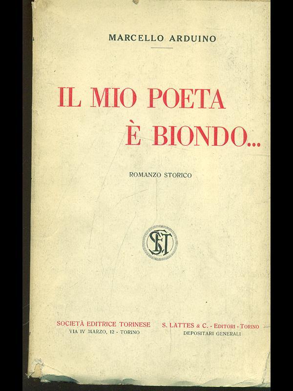 Il mio poeta é biondo