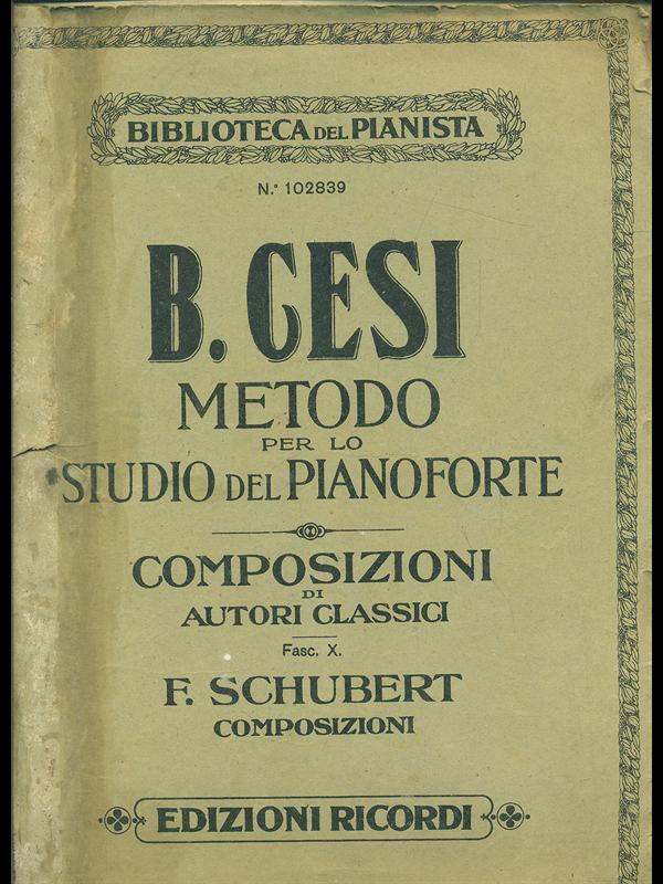 Metodo per lo studio del pianoforte