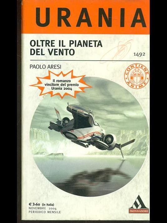 Oltre il pianeta del vento - Paolo Aresi - copertina