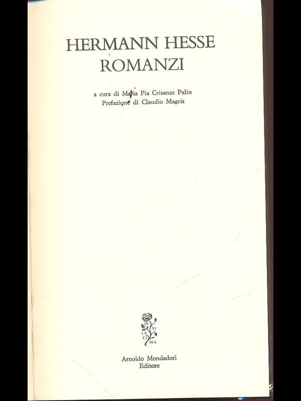 Romanzi