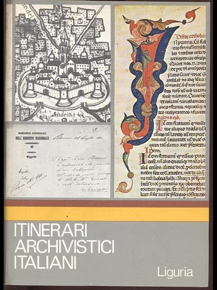 Itinerari archivistici italiani Liguria - copertina