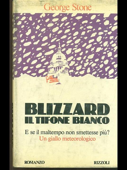 Blizzard il tifone bianco - copertina