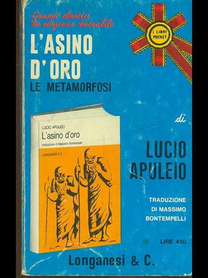 L' asino d'oro di: Lucuio Apuleio - copertina