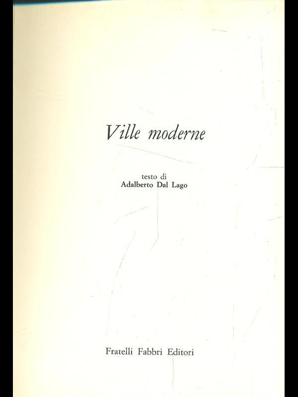 Ville moderne
