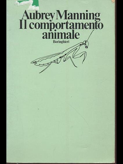 Il comportamento animale - Aubrey Manning - copertina