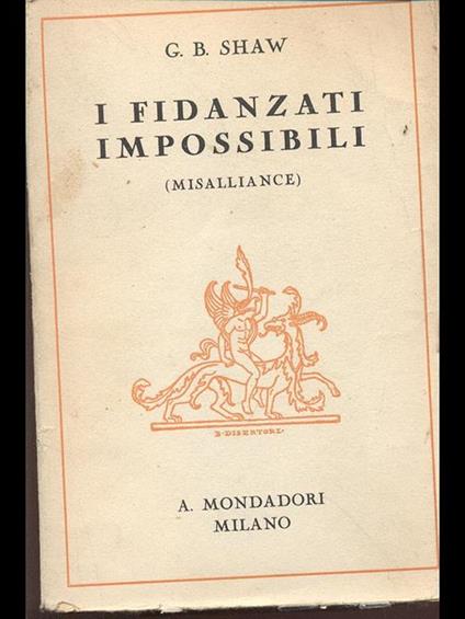 I fidanzati impossibili - George Bernard Shaw - copertina