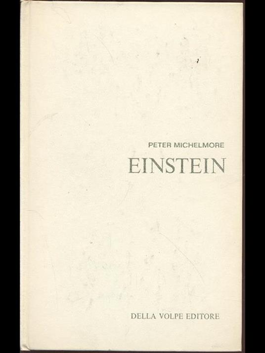 Einstein - Peter Michelmore - copertina