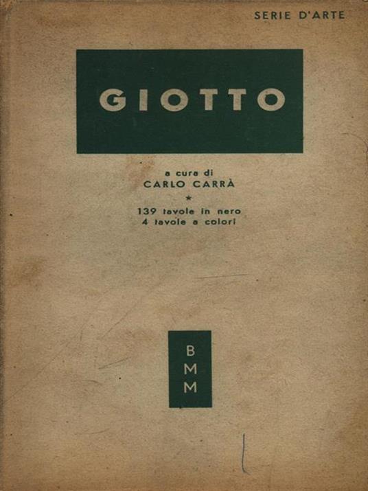 Giotto - Carlo Carrà - copertina