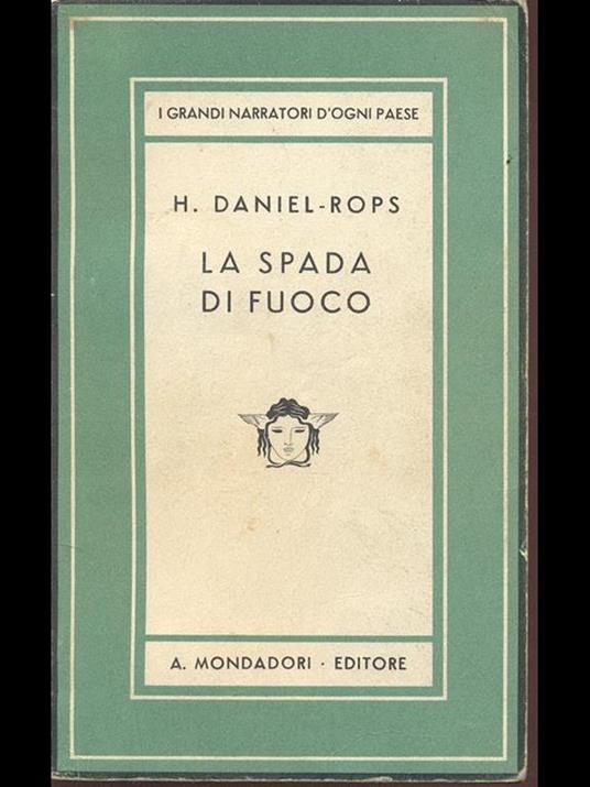 La spada di fuoco - Henri Daniel Rops - copertina