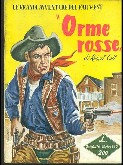 Orme rosse - Robert Colt - copertina