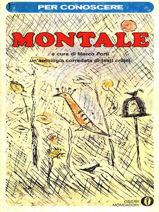 Per conoscere Montale - Marco Forti - copertina