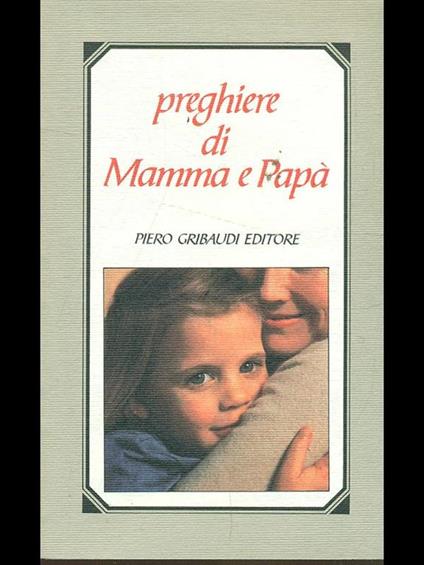 Preghiere di mamma e papà - copertina