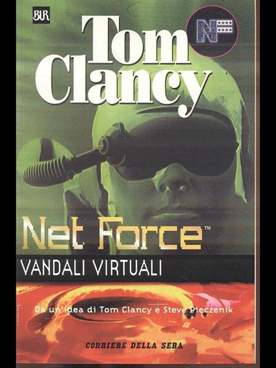 Net force vandali virtuali - Tom Clancy - copertina