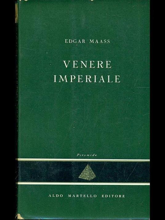 Venere imperiale - Edgar Maass - copertina