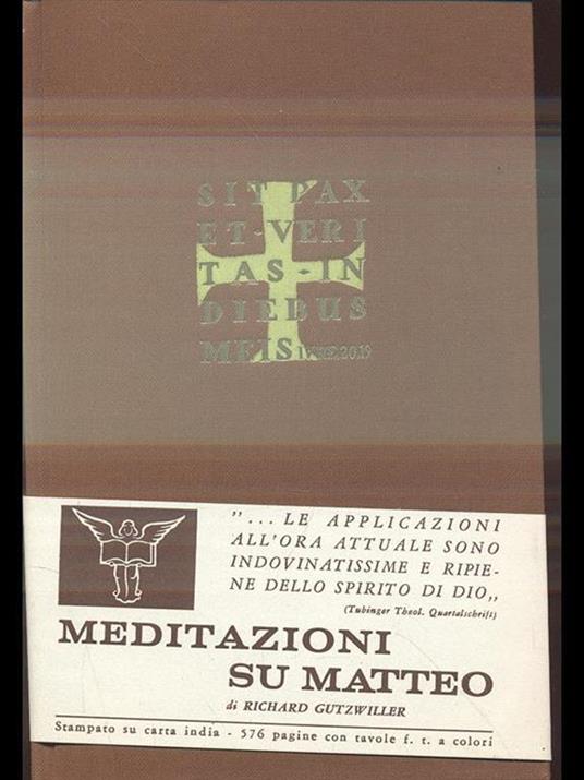 Meditazioni su Matteo - Richard Gutzwiller - copertina