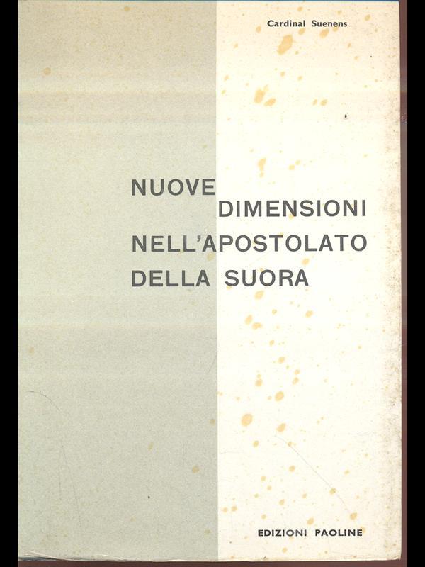 Nuove dimensioni nell'apostolato della suora
