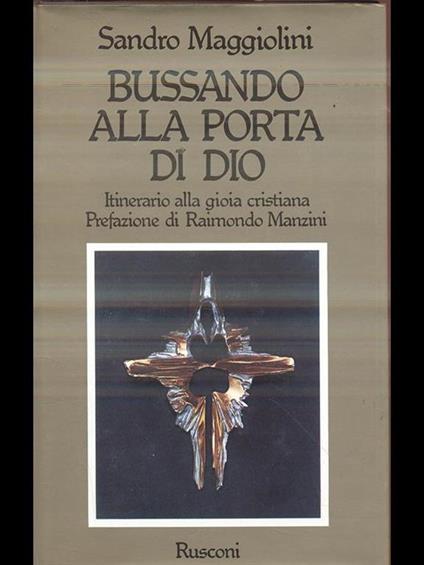 Bussando alla porta di Dio - Sandro Maggiolini - copertina