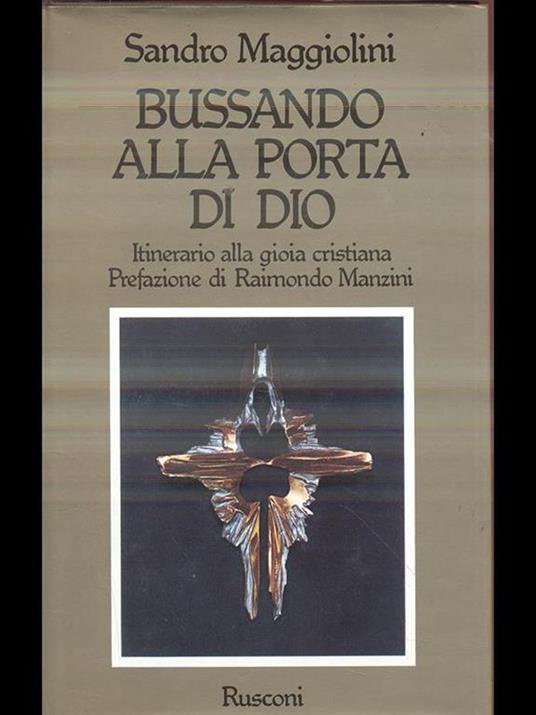 Bussando alla porta di Dio - Sandro Maggiolini - copertina