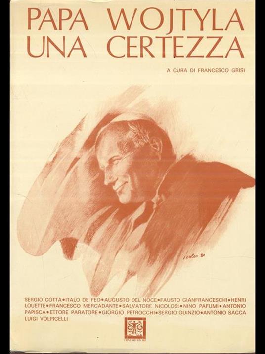 Papa Wojtyla: una certezza - copertina