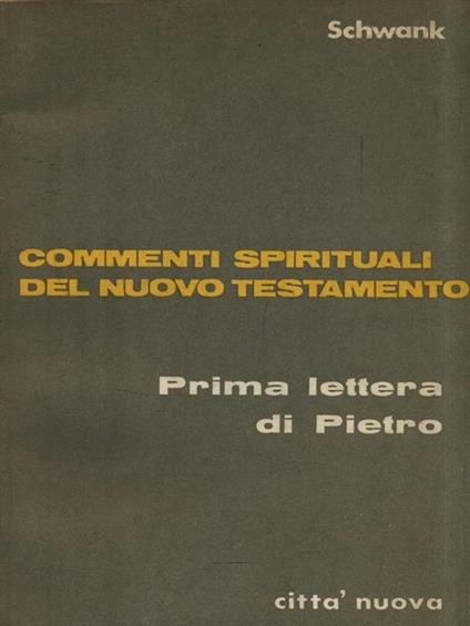 Prima lettera di Pietro - copertina