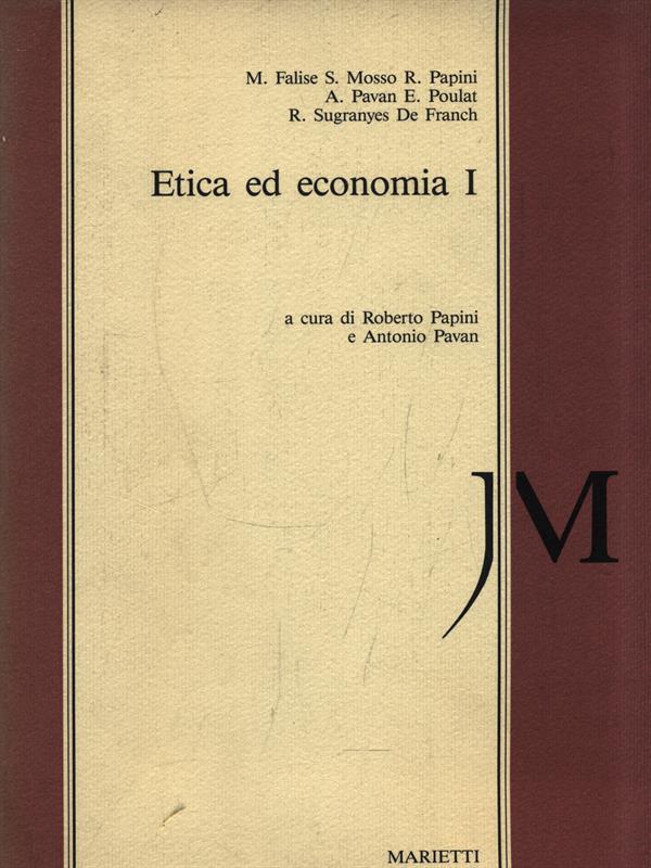 Etica ed economia I