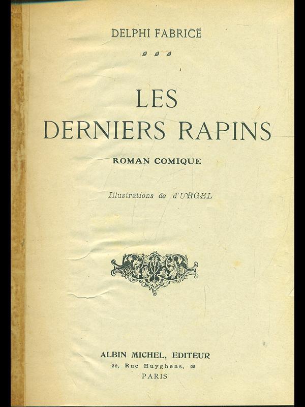 Les derniers rapins