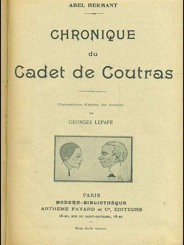 Chronique du cadet de coutras