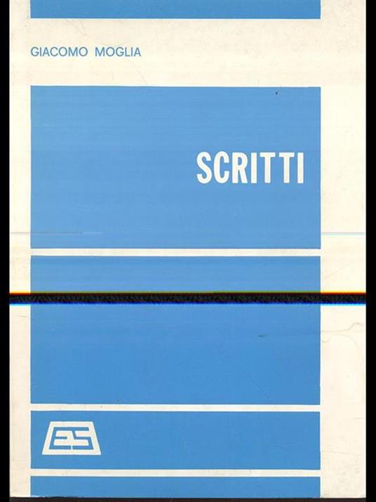 Scritti - copertina