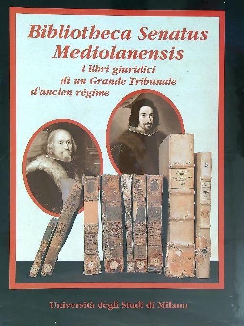 Bibliotheca Senatus Mediolanensis - copertina