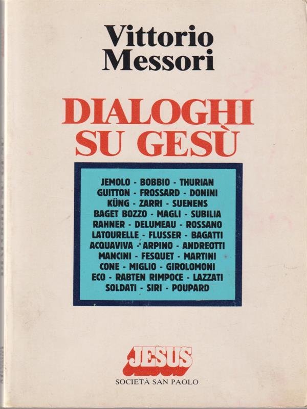 Dialoghi su Gesù