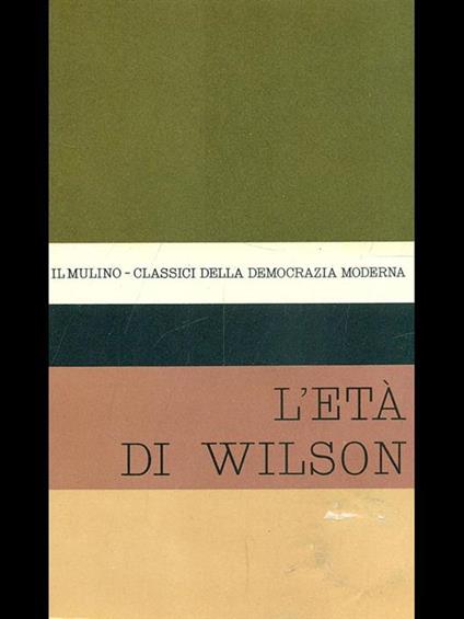 L' età di Wilson - copertina