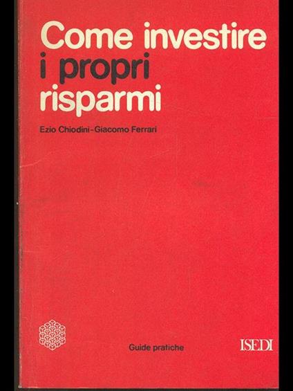 Come investire i propri risparmi - copertina
