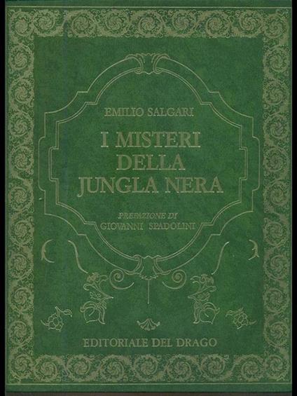 I misteri della giungla nera - Emilio Salgari - copertina
