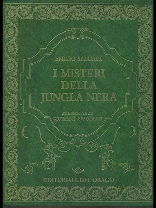 I misteri della giungla nera - Emilio Salgari - copertina