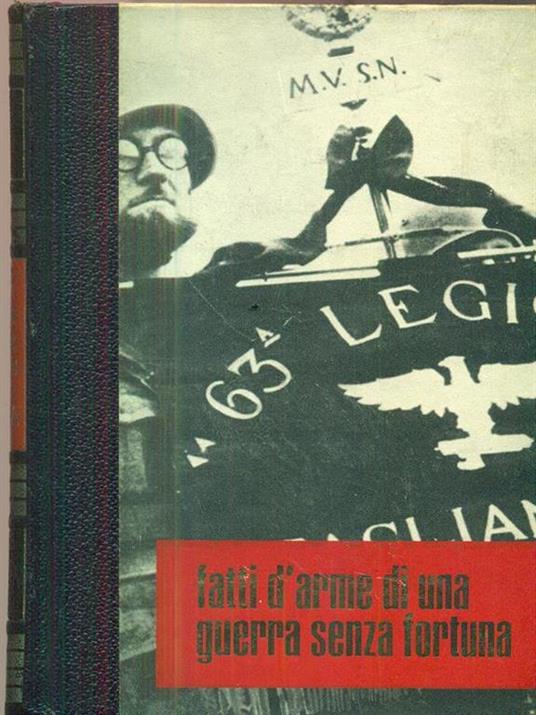 Fatti d'arme di una guerra senza fortuna - copertina