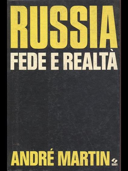 Russia. Fede e realtà - André Martin - copertina