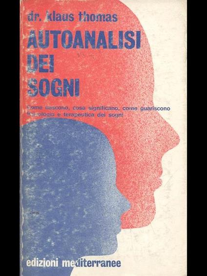Autoanalisi dei sogni - copertina