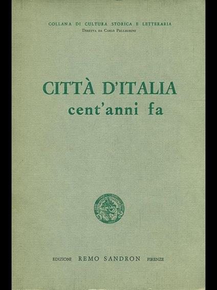Città d'Italia cent'anni fa - copertina