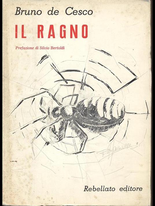 Il ragno - Bruno De Cesco - copertina
