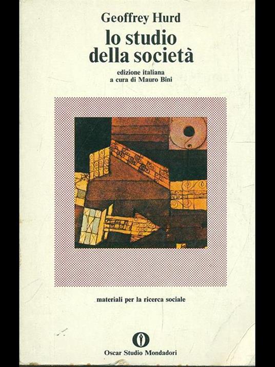 Lo studio della società - copertina