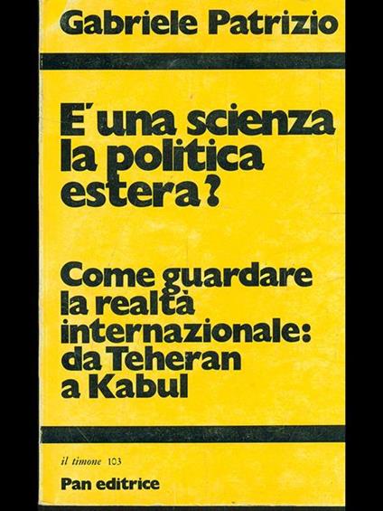 É una scienza la politica estera? - copertina