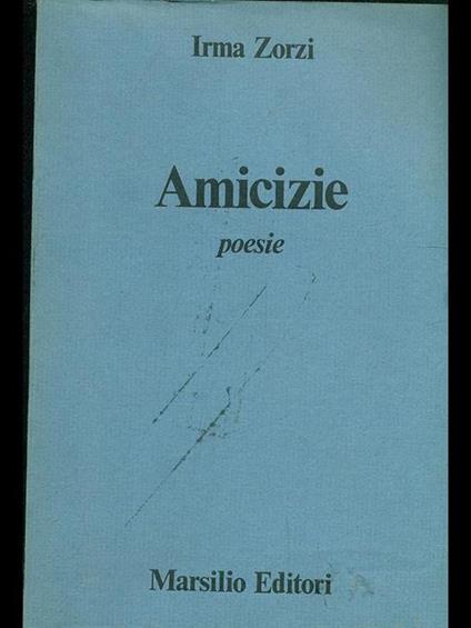 Amicizie. Poesie - copertina