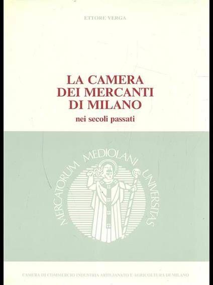 La camera dei mercati di Milano nei secoli passati - copertina