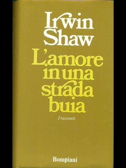 L' amore in una strada buia - copertina