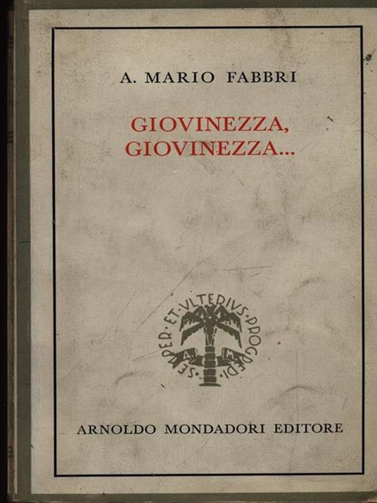 Giovinezza, giovinezza... - Luigi Preti - copertina