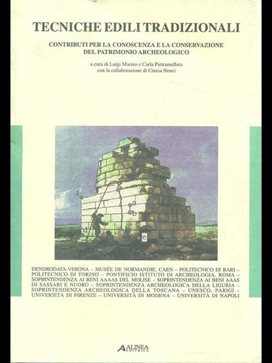 Tecniche edili tradizionali - copertina