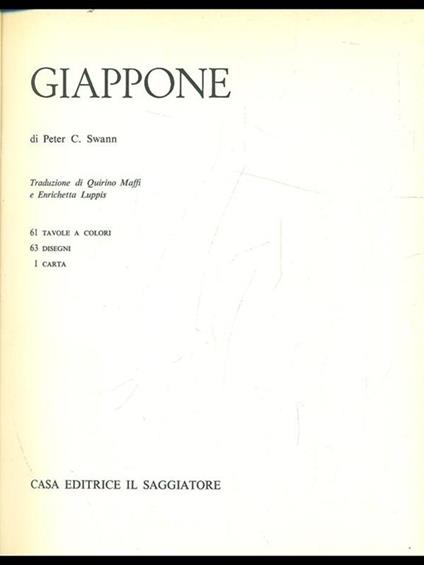 Giappone - Peter C. Swann - copertina