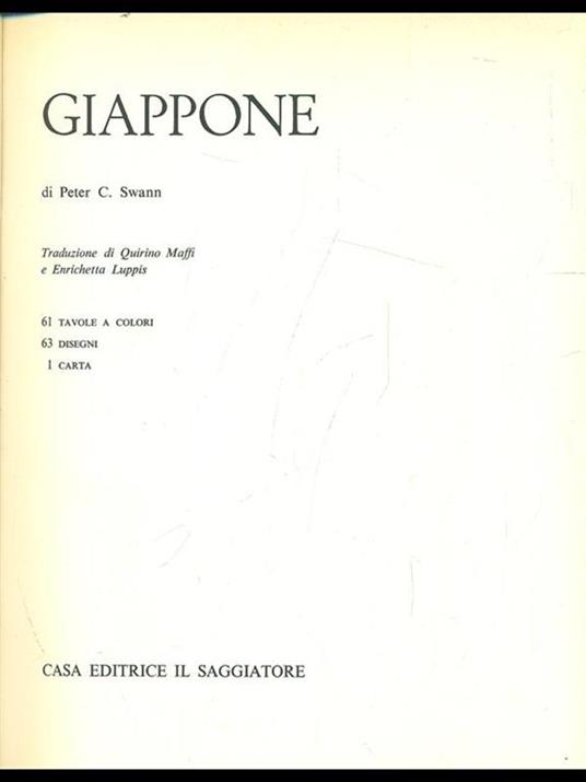 Giappone - Peter C. Swann - copertina